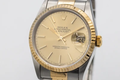 Rolex DateJust 36mm Steel & 18ct Yellow Gold Jubilee 16233 1995