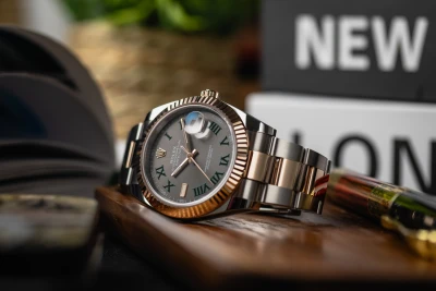 Rolex DateJust 41mm 'Wimbledon' Steel & 18ct Rose Oyster 126331 2019