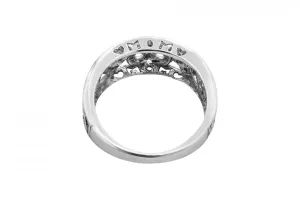 9ct White Gold Diamond Ring 0.05cts