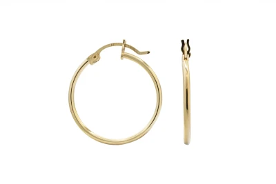 9ct Yellow Gold Hoop Earrings 1.6g