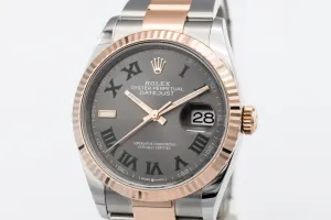 Rolex DateJust 36mm 'Wimbledon' Steel & 18ct Rose Gold Oyster 126231 2021