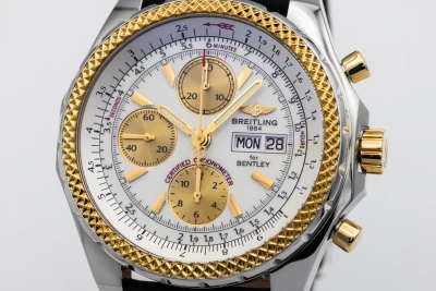 Breitiling Bentley Chrono Automatic 44mm Black Leather D13362 2005