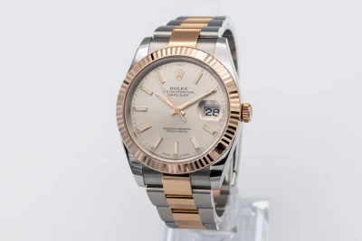 Rolex DateJust 41mm Steel & 18ct Rose Gold Oyster 126331 2019