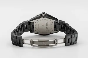 Chanel J12 38mm Black Ceramic Bracelet H0685 Circa 2006