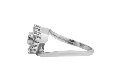 18ct White Gold Diamond Ring  0.35ct