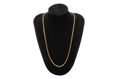 9ct Rose Gold Fancy Link Chain 11.8g