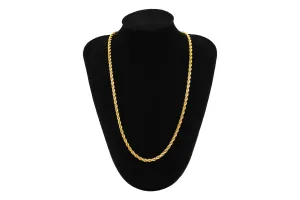 14ct Yellow Gold Rope Chain 18" 5.5g