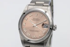 Rolex DateJust 31mm Stainless Steel Oyster 178240 2001