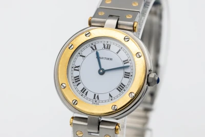 Cartier Santos Ronde Vendome 27mm Steel & 18ct Yellow Gold 8191 1988