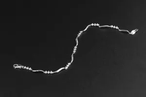 9ct White Gold Diamond Bracelet 0.21ct