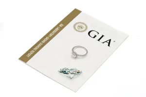 18ct White Gold Lab Diamond Engagement Ring  1.08ct GIA Certified