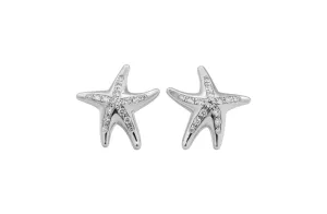 18ct White Gold Tiffany & Co. Elsa Peretti Vintage Diamond Starfish Studs 0.30ct