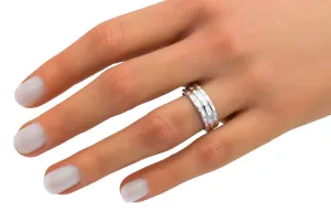 18ct White Gold Diamond Ring 0.13ct 4.3g