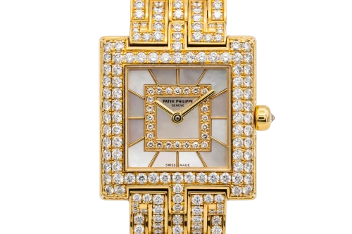 Patek Philippe Gondolo 24mm x 25mm 18ct Yellow Gold Diamond 4874/1J 2010