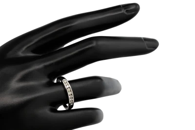 9ct White Gold Diamond Eternity Wedding Band 0.25ct