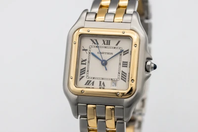 Cartier Panthere 27mm Steel & 18ct Yellow Gold 183949 Circa 1990s