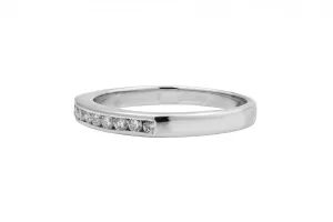 9ct White Gold Eternity Diamond Ring  0.15ct