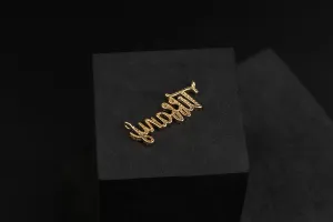 9ct Yellow Gold Diamond Name Pendant 'Tiffany' 0.30ct 2.2g