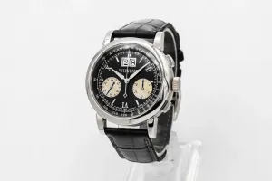 A.Lange & Söhne Datograph 39mm Platinum Black Leather 403.035 2008
