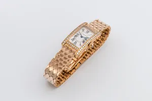 Cartier Tank Americaine Mini 19mm 18ct Rose Gold WB710008 Circa 2010