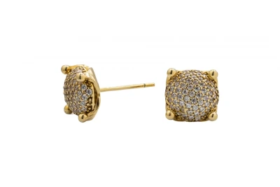 9ct Yellow Gold Cubic Zirconia Studs 3.3g
