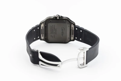 Cartier Santos De Cartier 39.8mm Black Rubber WSSA0039 2024