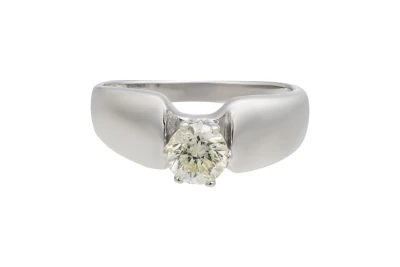 14ct White Gold Diamond Engagement Ring 0.60ct 5.2g