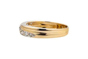 18ct Yellow Gold Diamond Wedding Band 0.25ct