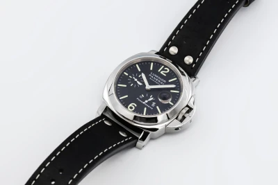 Panerai Luminor Power Reserve 44mm Black Leather PAM00090 Circa 2000s