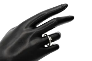 18ct White Gold Diamond Cushion Cut Engagement Ring 0.52ct F IF GIA Certified