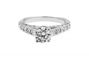14ct White Gold Diamond Ring App 1ct