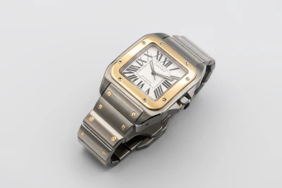 Cartier Santos 100 XL 38mm Steel & 18ct Yellow Gold W200728G 2010