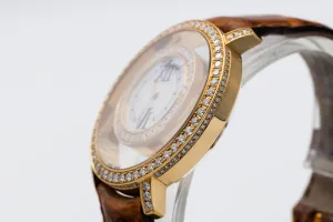 Chopard Happy Diamond 37mm Brown Leather 20/7229-20 Circa 2010
