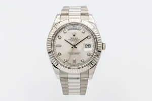 Rolex Day-Date II 18ct White Gold Presidential 218239 2014