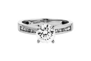 14ct White Gold Diamond Engagement Ring 1.53ct J VS1