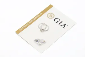 18ct White Gold Diamond Solitaire Engagement Ring Set 1.90ct Lab diamond  GIA Certified