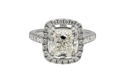 18ct White Gold Diamond Engagement Ring 3.26ct 5g GIA Certified
