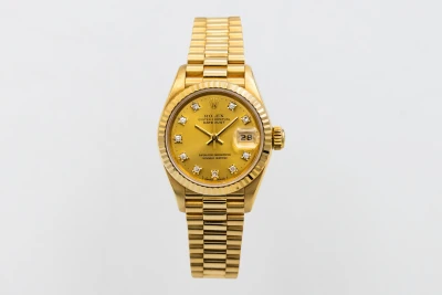 Rolex Lady DateJust 26mm 18ct Yellow Gold Presidential 69178 1988