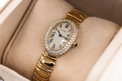 Cartier Baignoire 23mm 18ct Yellow Gold WB5096D8 Circa 2000s