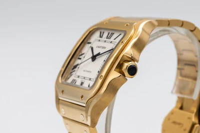Cartier Santos De Cartier 39.9mm Automatic 18ct Yellow Gold WGSA0009 2018