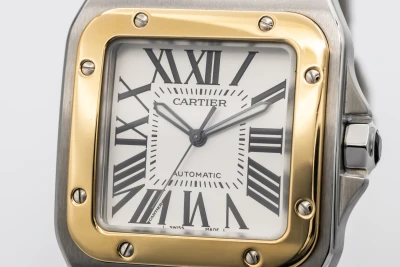 Cartier Santos 100 38mm Steel & 18ct Yellow Gold W200728G 2008