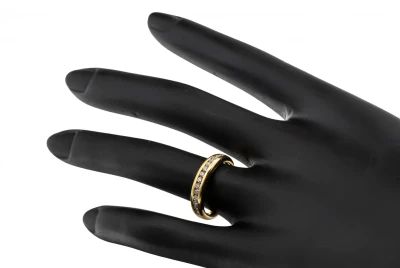 18ct Yellow Gold Diamond Half Eternity Ring 0.66ct