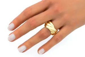 Tiffany & Co. Paloma's Melody  18ct Yellow Gold Ring 5 Band Design