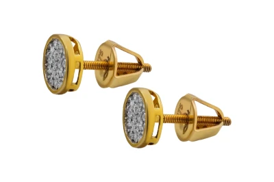 9ct Yellow Gold Diamond Stud Earrings 0.20ct 1.5g