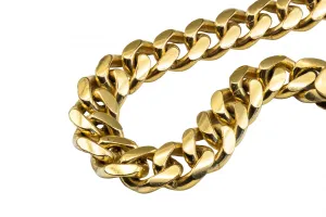 9ct Yellow Gold Cuban Bracelet 25g