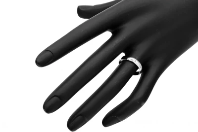 Platinum Wedding Band D-Court 4mm