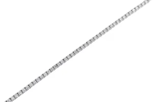 14ct White Gold Diamond Tennis Bracelet 2.17ct
