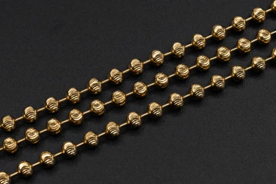 9ct Yellow Gold Moon Cut Chain 46.5g