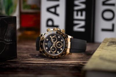 Rolex Cosmograph Daytona 40mm Black Oysterflex 116518LN 2023