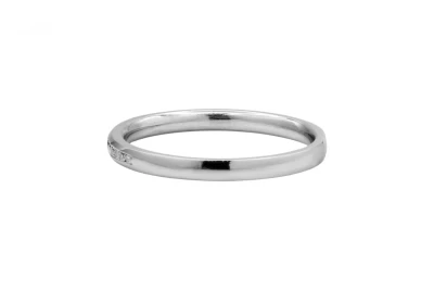 Platinum Eternity Diamond Ring  0.10ct 3.2g